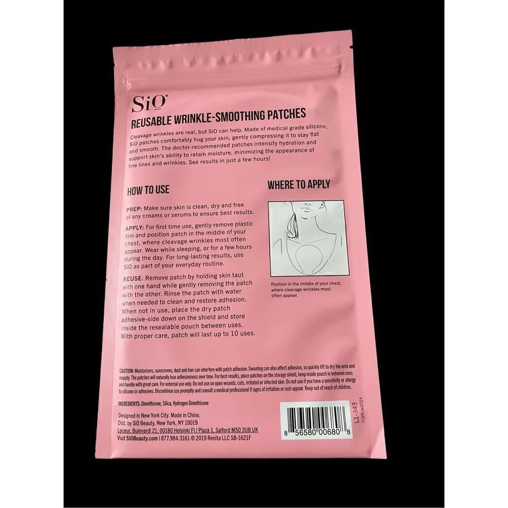 Miracle Sio ChestLift! Reusable Wrinkle Smoothing Patches